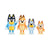 Bluey S5 Figure 4Pk - New Expressions - Mastermind Toys___230637