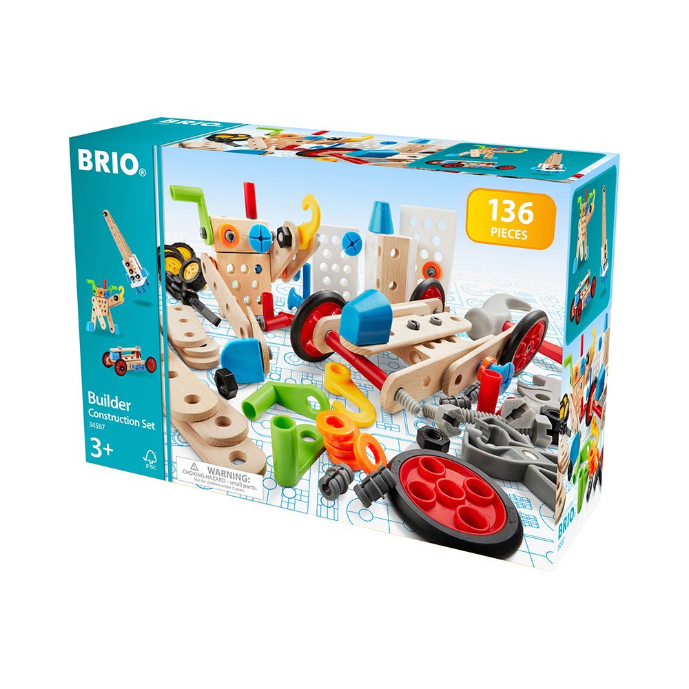 BRIO Builder Construction Set 136 Piece - Mastermind Toys___214761