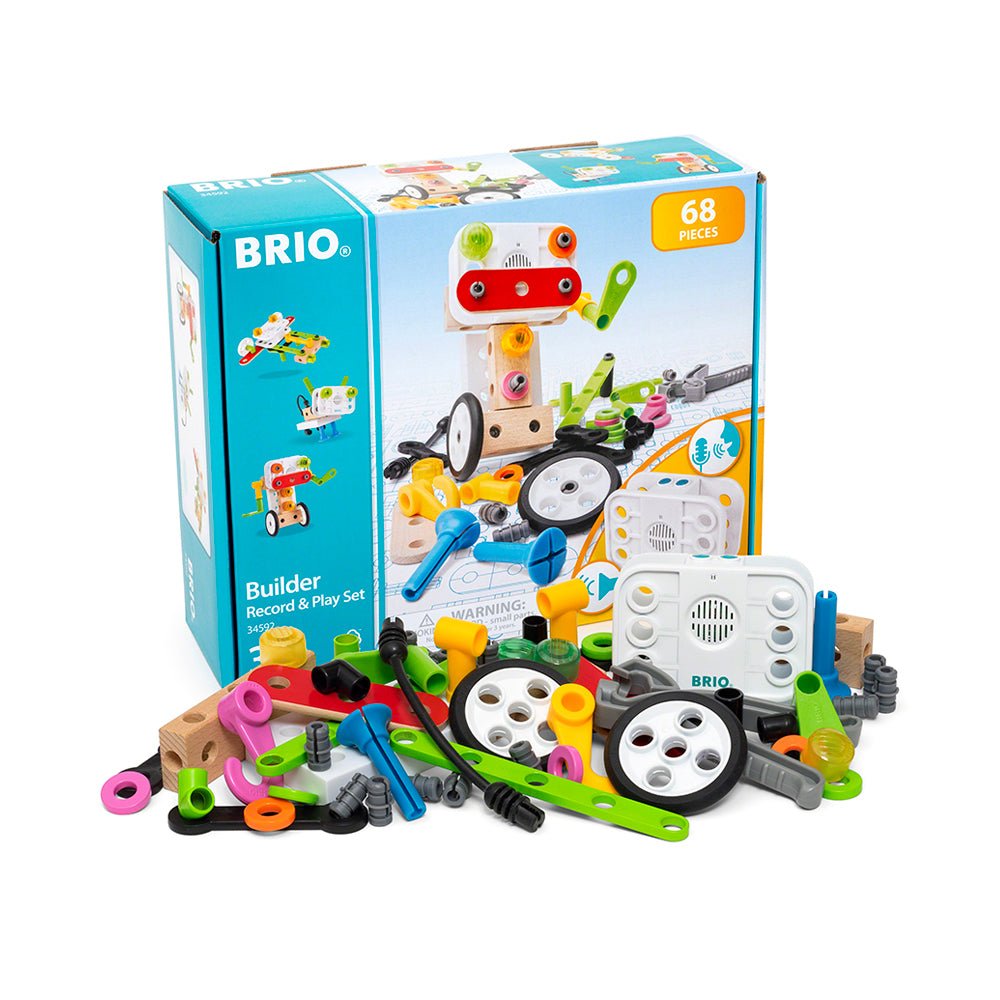 BRIO Builder Record & Play Set 68 Piece - Mastermind Toys___219166