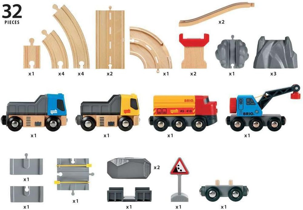 Brio Rail & Road Loading Set - Mastermind Toys___127651