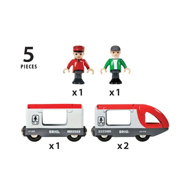 BRIO Travel Train with Driver and Passenger - Mastermind Toys___122832