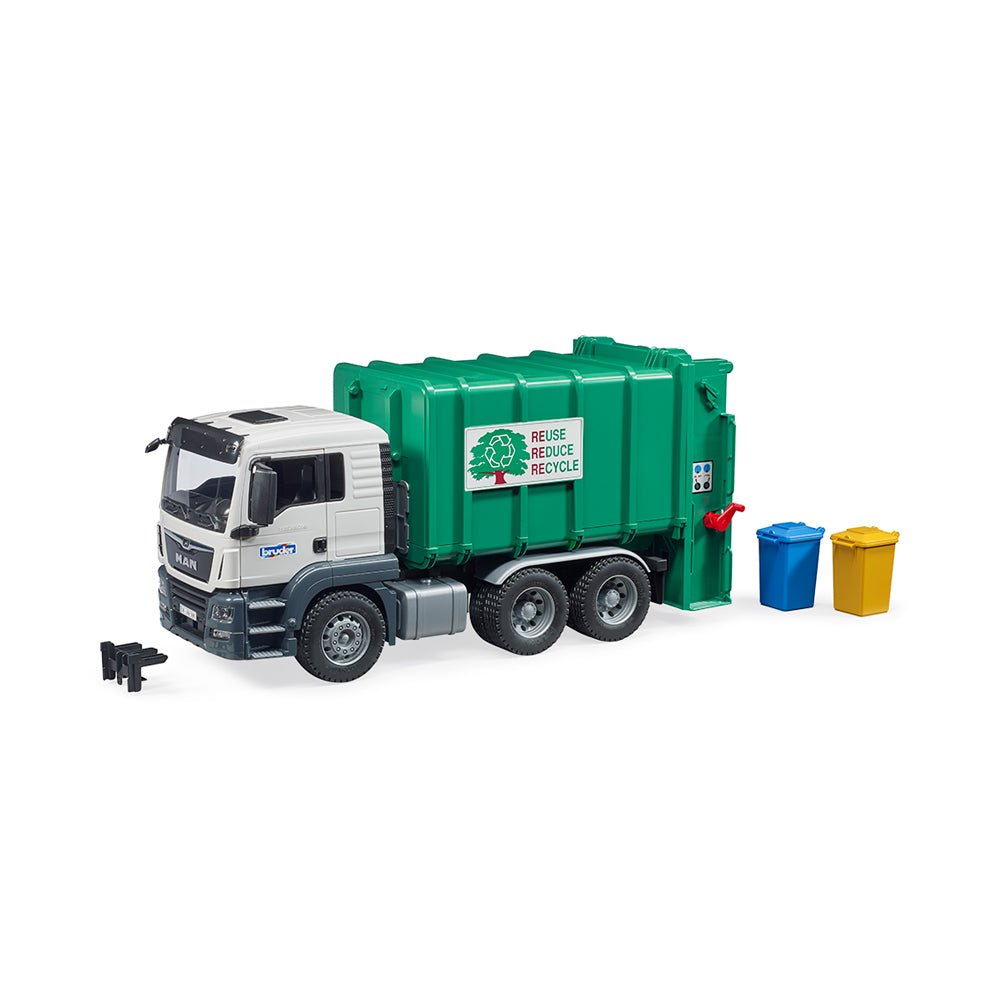 Bruder MAN TGS Rear Loading Garbage Truck - Mastermind Toys___218893