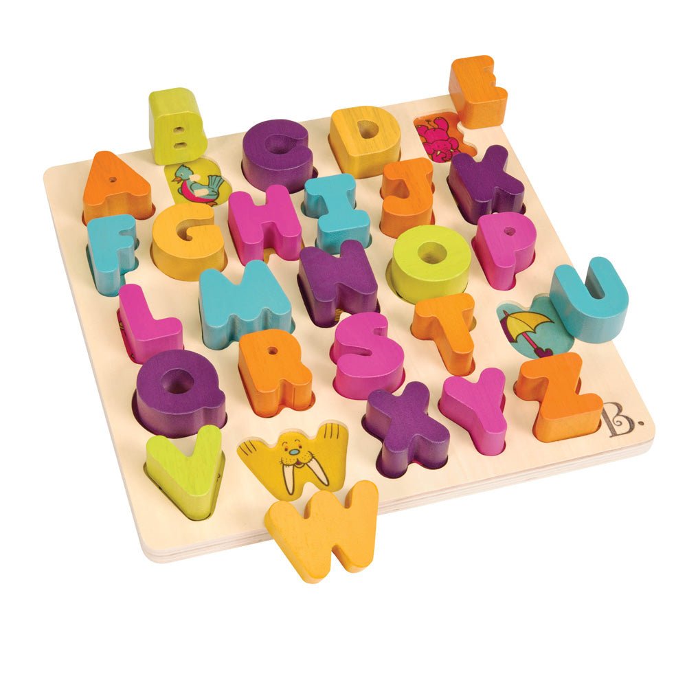 B.Toys Alpha - Chunky Puzzle Plank - Mastermind Toys___235730