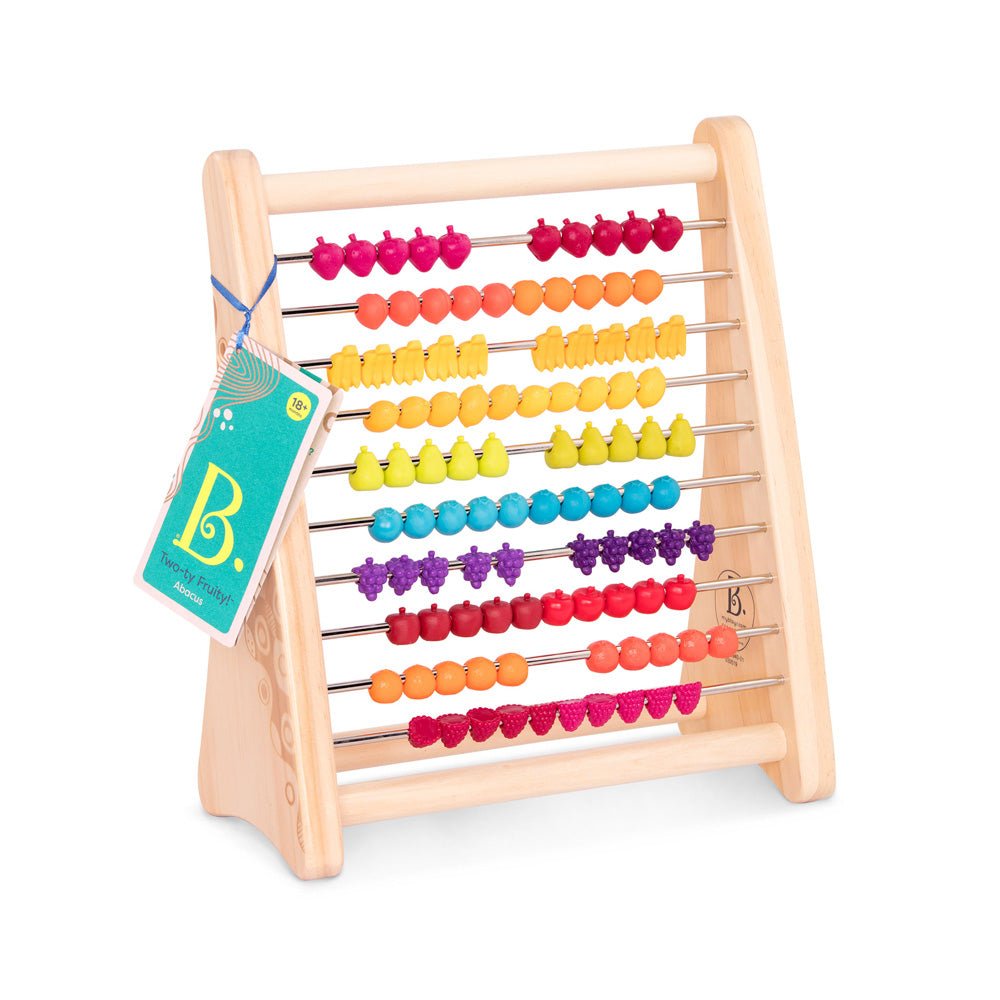 B.Toys Wooden Abacus W/ Fruits - Mastermind Toys___235706