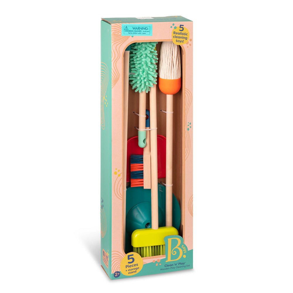 B.Toys Wooden Cleaning Play Set - Mastermind Toys___235726