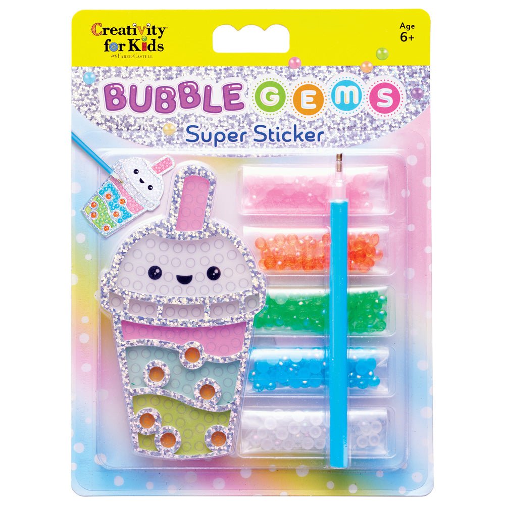 Bubble Gems  Super Sticker Bubble Tea - Mastermind Toys___232752