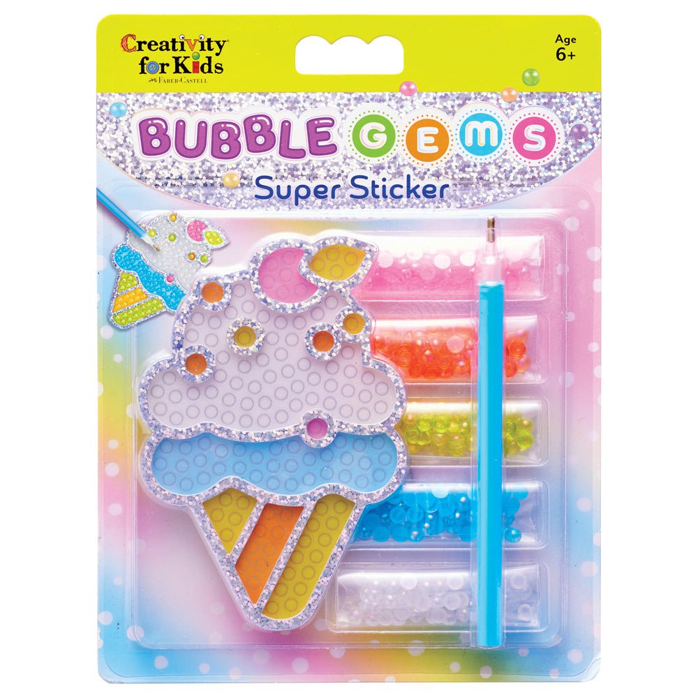 Bubble Gems Super Sticker Ice Cream - Mastermind Toys___232758