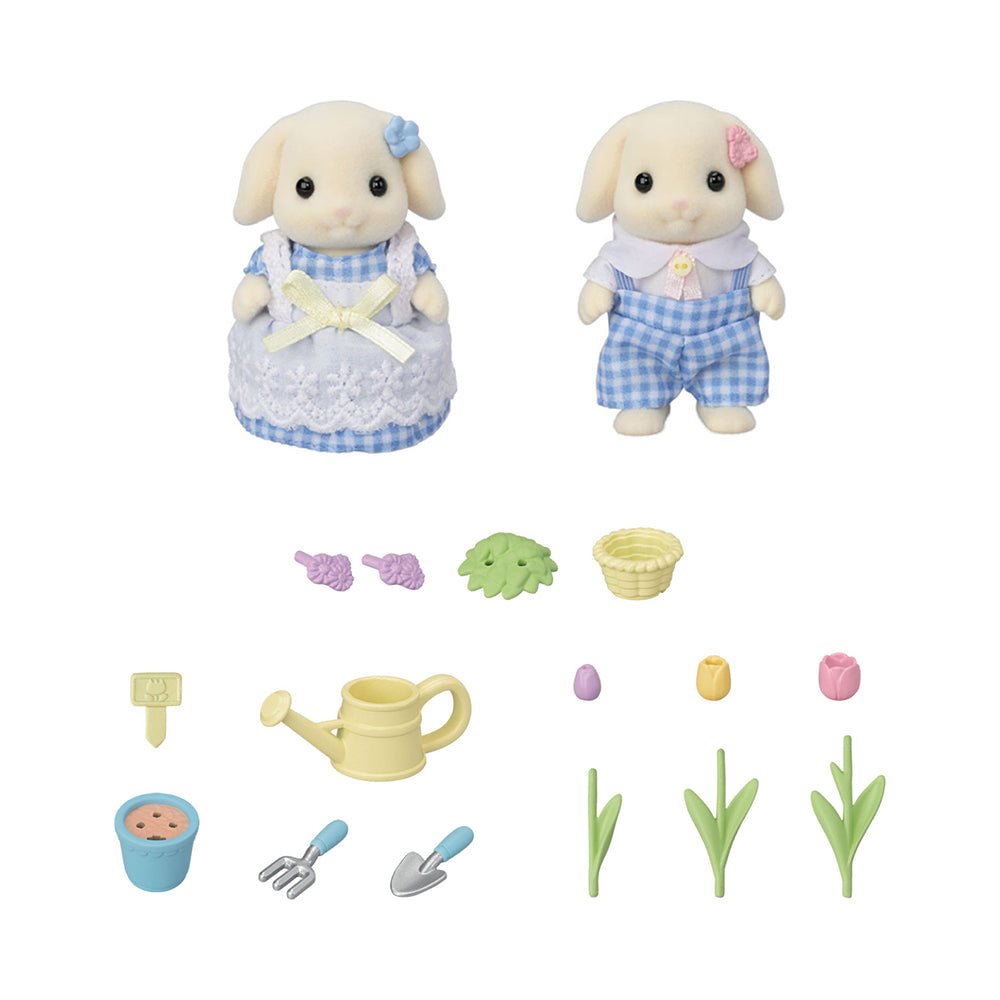 Calico Blossom Gardening Set - Flora Rabbit Sister & Brother - Mastermind Toys___232397