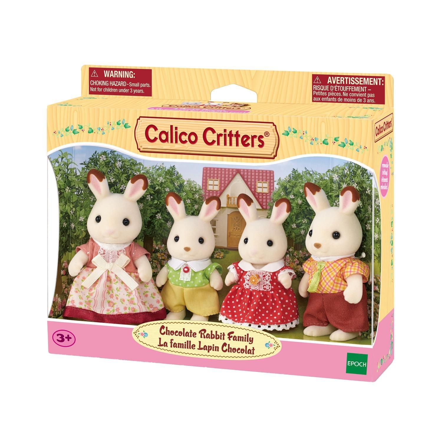 Calico Critters Chocolate Rabbit Family - Mastermind Toys___227383