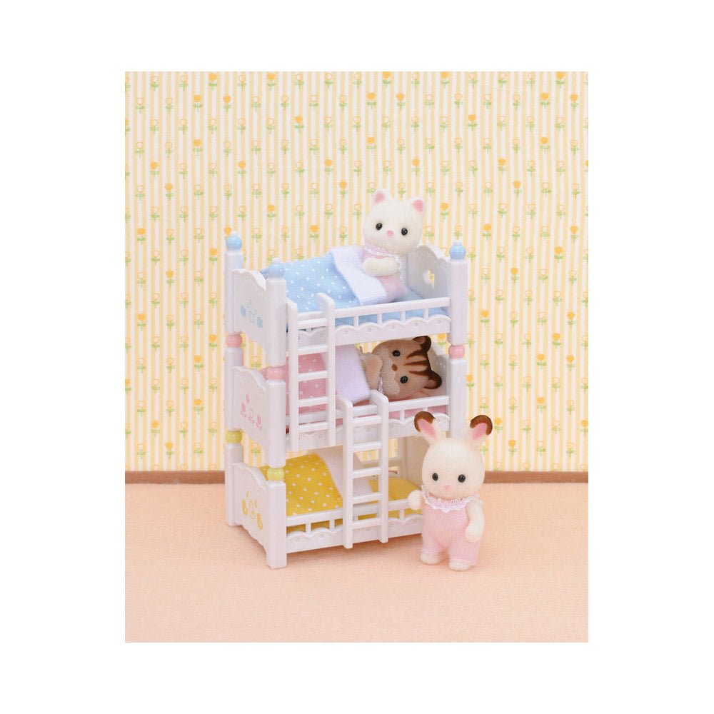 Calico Critters Triple Baby Bunk Beds - Mastermind Toys___113698