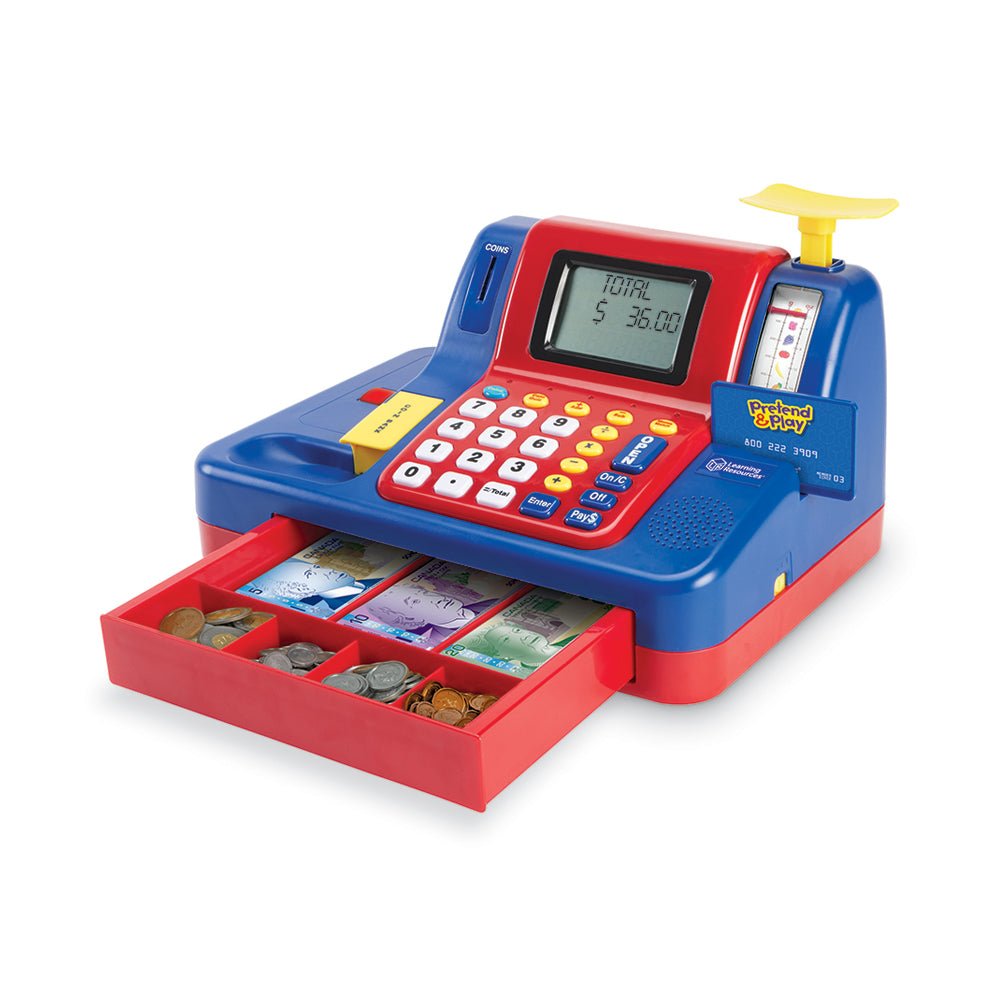 Cash Register with Scale and CDN Currency - Mastermind Toys___60224