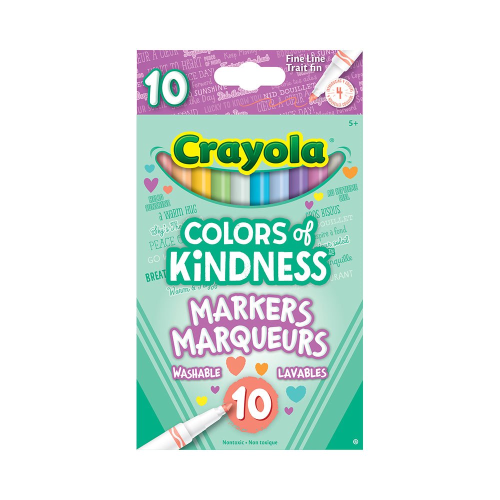 Crayola Colors of Kindness 10 Markers - Mastermind Toys___230390