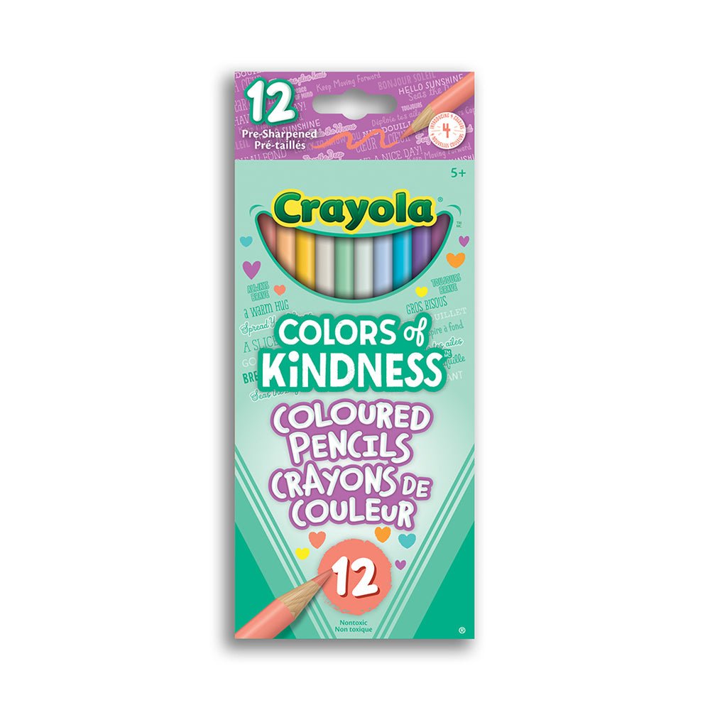 Crayola Colors of Kindness 12 Coloured Pencils - Mastermind Toys___230391