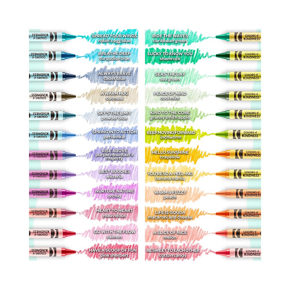 Crayola Colors of Kindness 24 Crayons - Mastermind Toys___230392