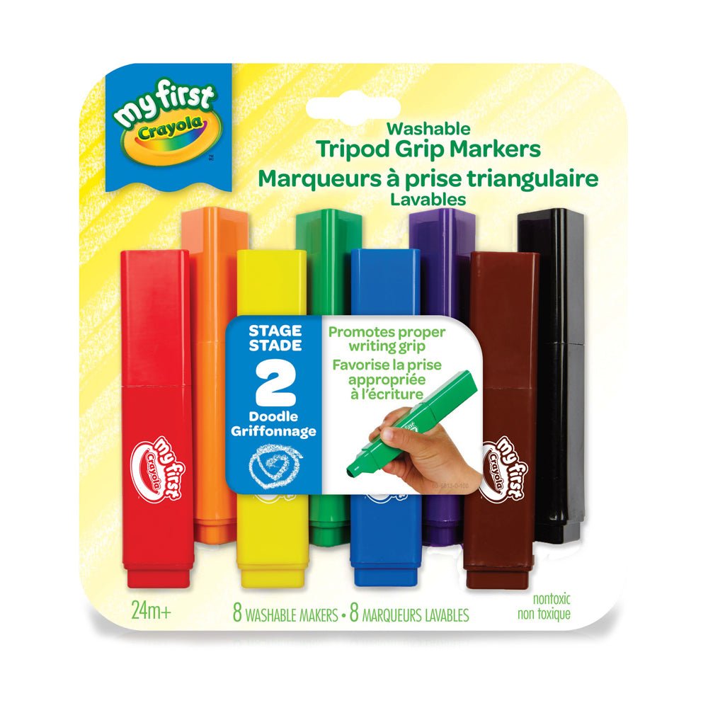 Crayola My First Washable Tripod Grip Markers - Mastermind Toys___207364