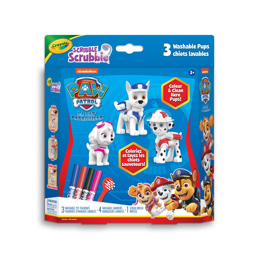 Crayola PAW Patrol Scribble Scrubbie Pets, 3 Count - Mastermind Toys___239184