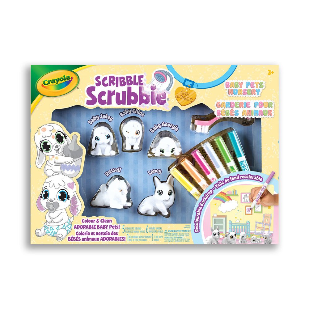 Crayola Scribble Baby Pets Nursery Play Set - Mastermind Toys___239192