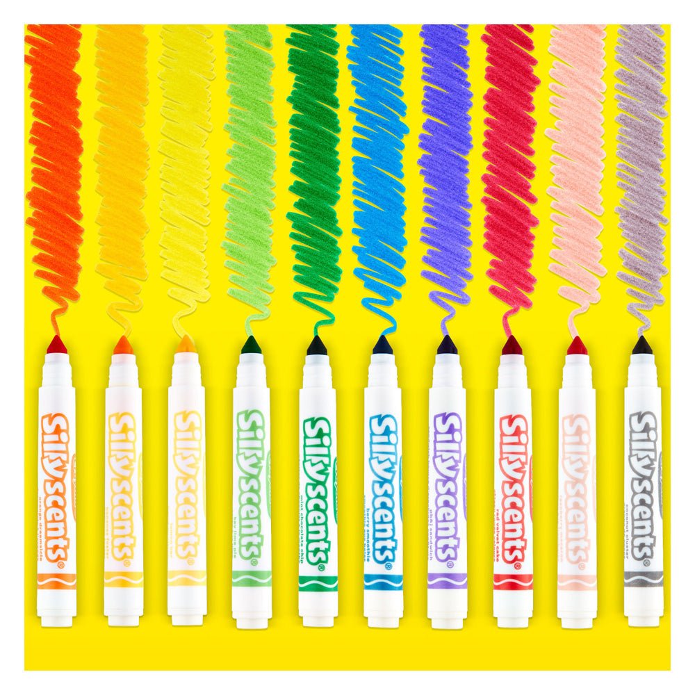 Crayola Silly Scents Smash - Ups Markers, 10 Count - Mastermind Toys___233431