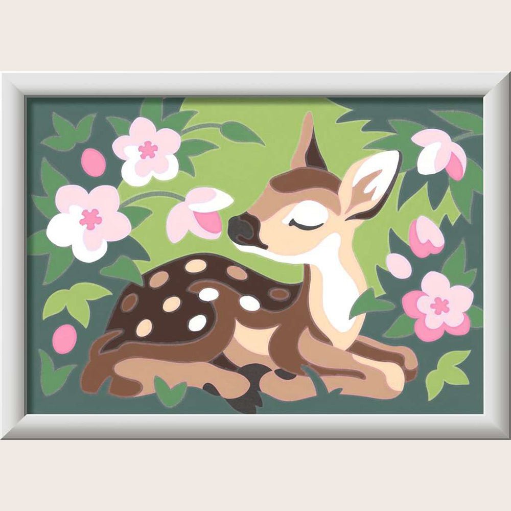 CreArt: Floral Fawn Painting by Numbers 5x7" - Mastermind Toys___234655