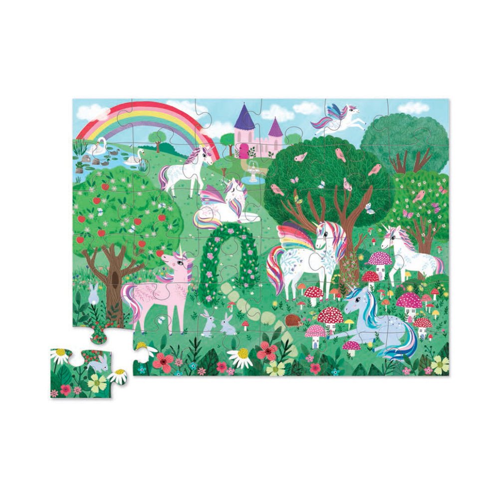 Crocodile Creek Unicorn Garden 36pc Puzzle - Mastermind Toys___218863