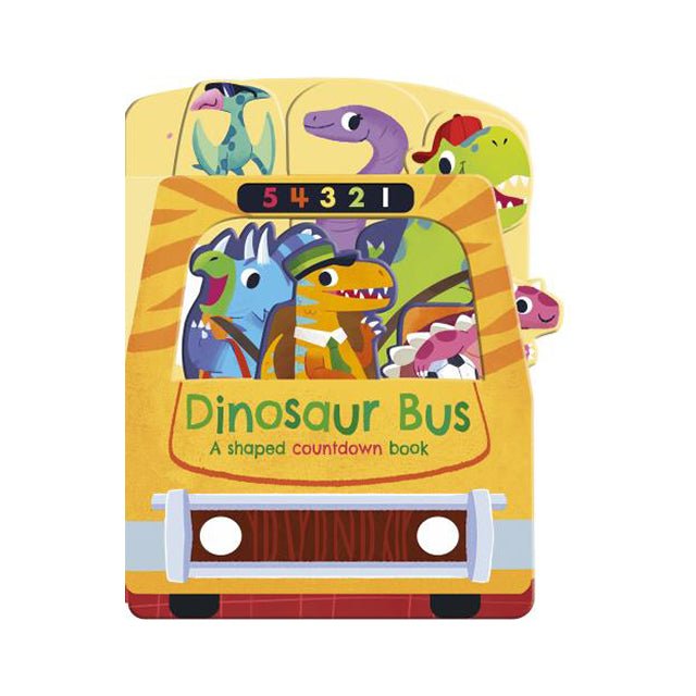 Dinosaur Bus A shaped countdown book - Mastermind Toys___230024