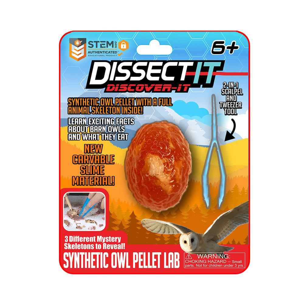 Dissect It - Discover It - Synthetic Owl Pellet Lab - Mastermind Toys___230829