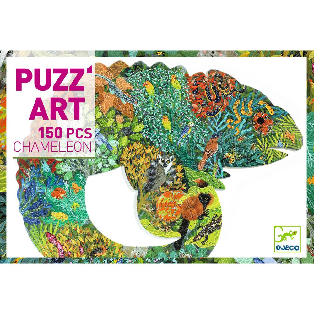 Djeco Puzz'art / Chameleon / 150 pcs - Mastermind Toys___238224