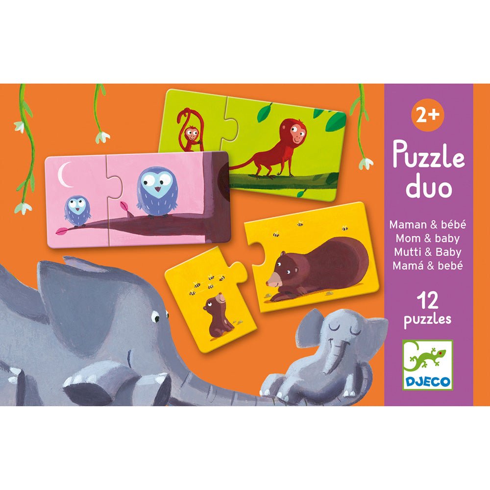 Djeco Puzzle duo / Mom and Baby - Mastermind Toys___238185