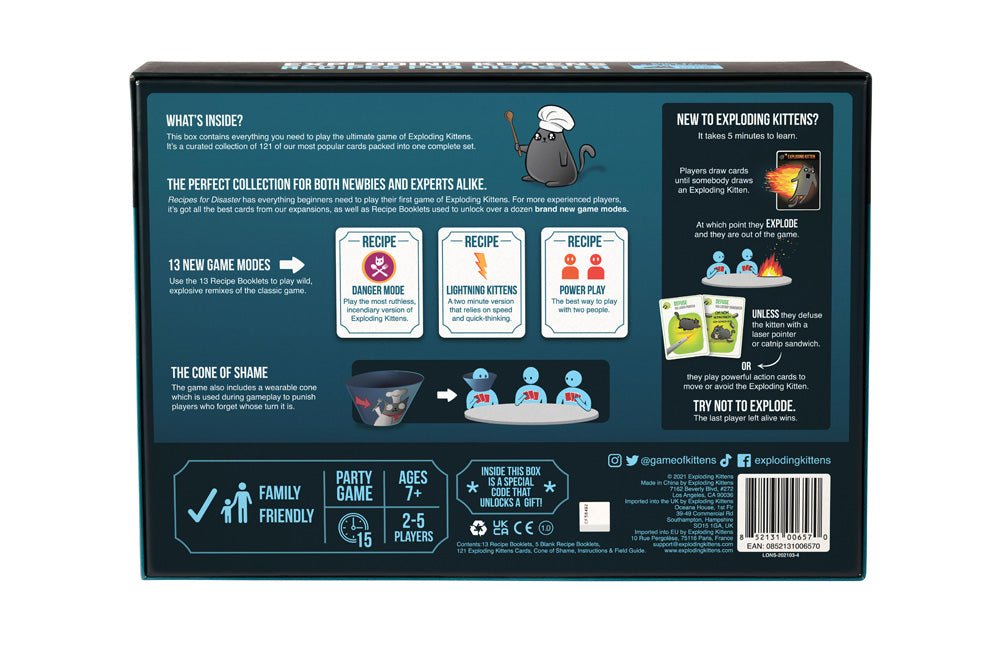 Exploding Kittens Recipes for Disaster - Mastermind Toys___226303