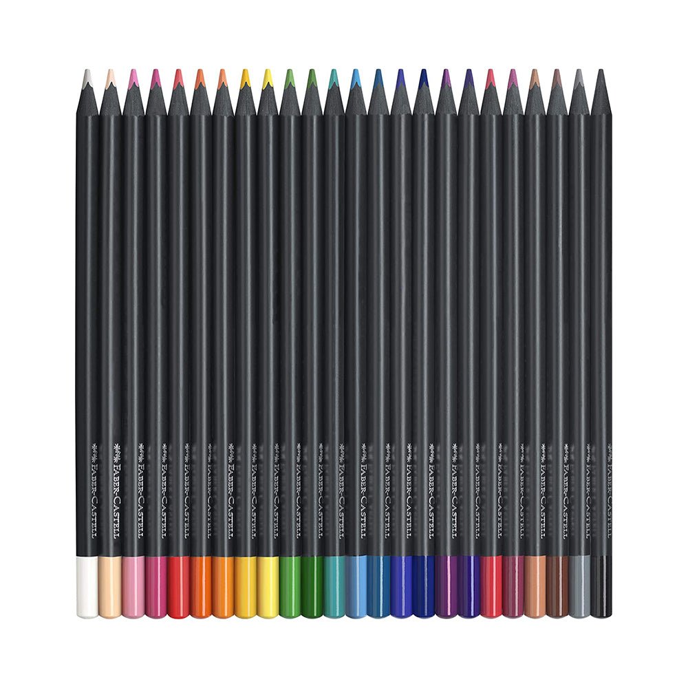 Faber - Castell Black Edition Colour Pencils 24pk - Mastermind Toys___218719