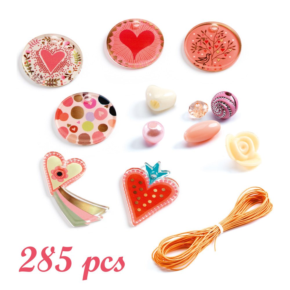 Fancy Beads - Hearts - Mastermind Toys___238089