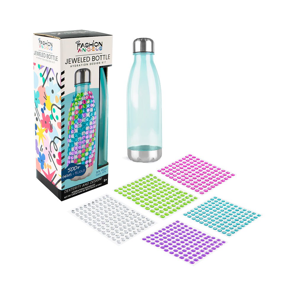 Fashion Angels Design Your Own Jeweled Water Bottle Kit - Mastermind Toys___223643