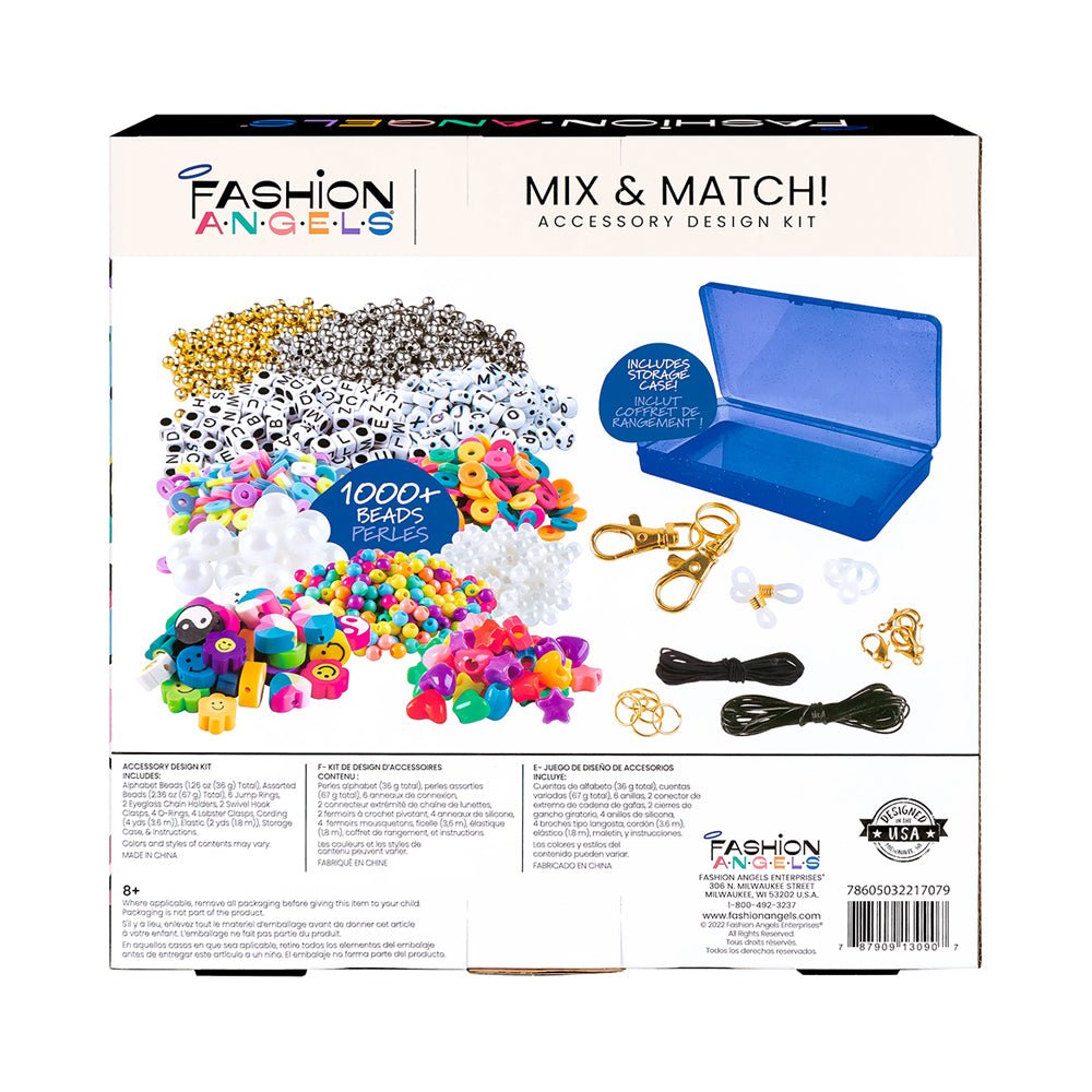 Fashion Angels Mix & Match Accessory Bead Kit - Mastermind Toys___228367