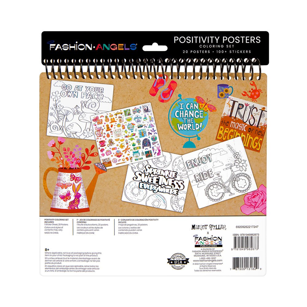 Fashion Angels Positivity Posters Coloring Set - Mastermind Toys___228360