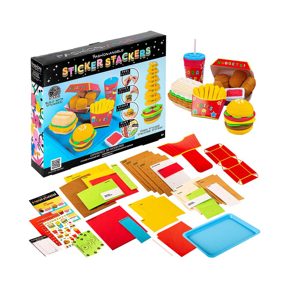 Fashion Angels STACK ATTACK Sticker Stacking System - Fast Food - Mastermind Toys___228374