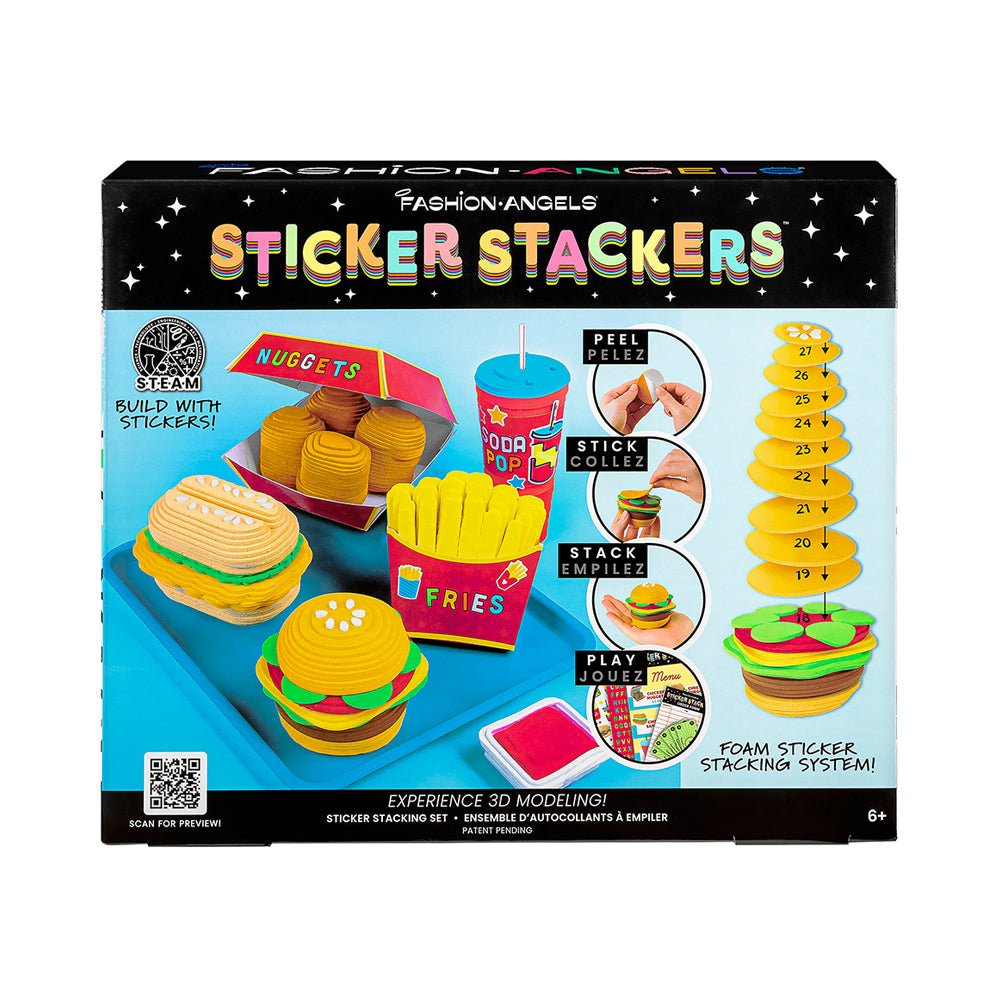 Fashion Angels STACK ATTACK Sticker Stacking System - Fast Food - Mastermind Toys___228374