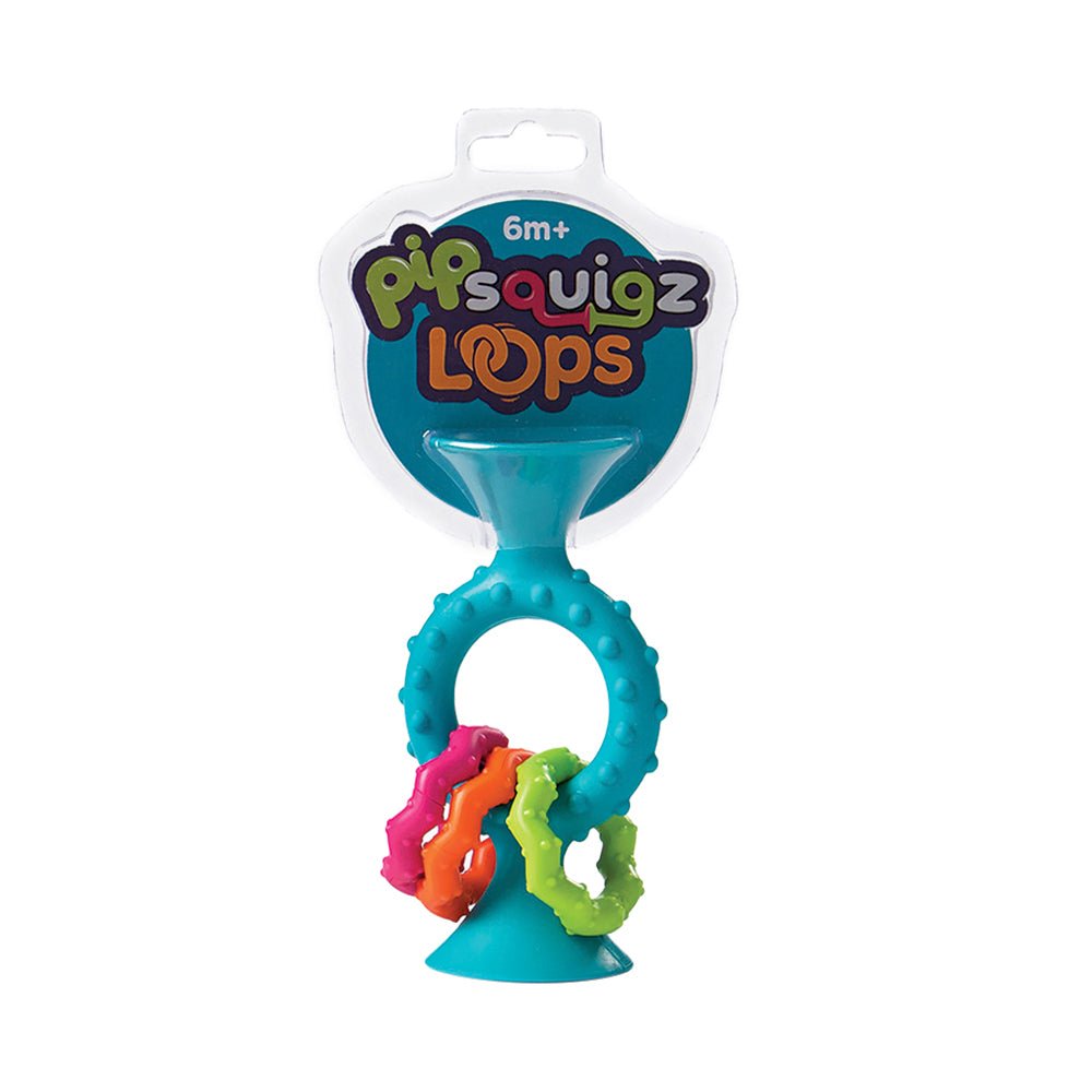 Fat Brain Toy Co. Teal Pip Squigz Loops - Mastermind Toys___215018