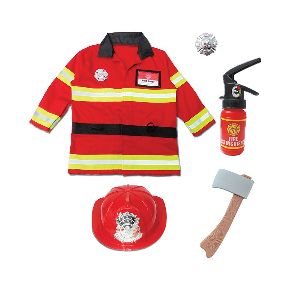 Firefighter Set Includes 5 Accessories, Size 3 - 4 - Mastermind Toys___231569