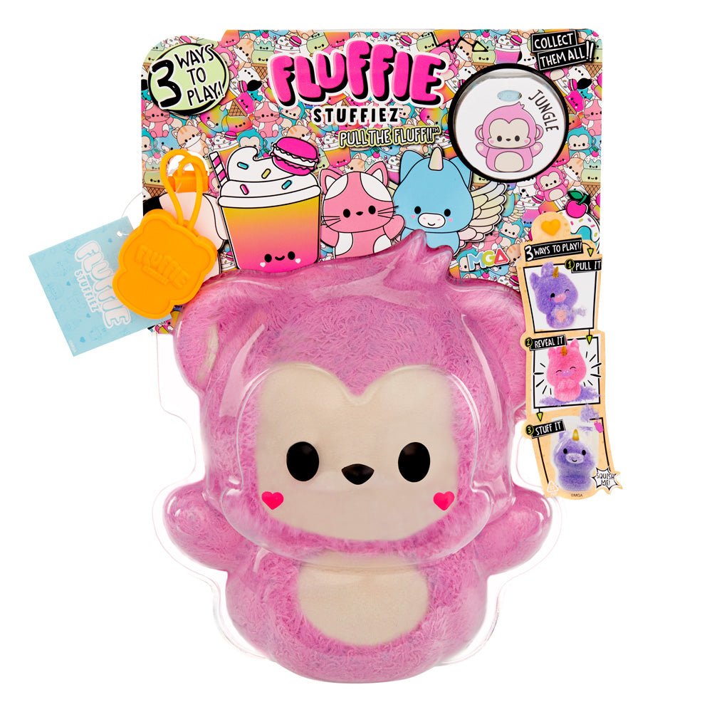 Fluffie Stuffiez Small Plush - Monkey - Mastermind Toys___238292