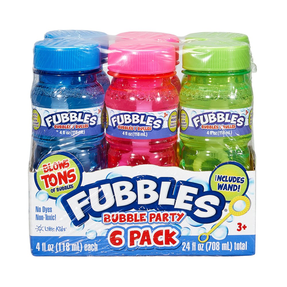 Fubbles Bubble Party 6 Pack - Mastermind Toys___212827