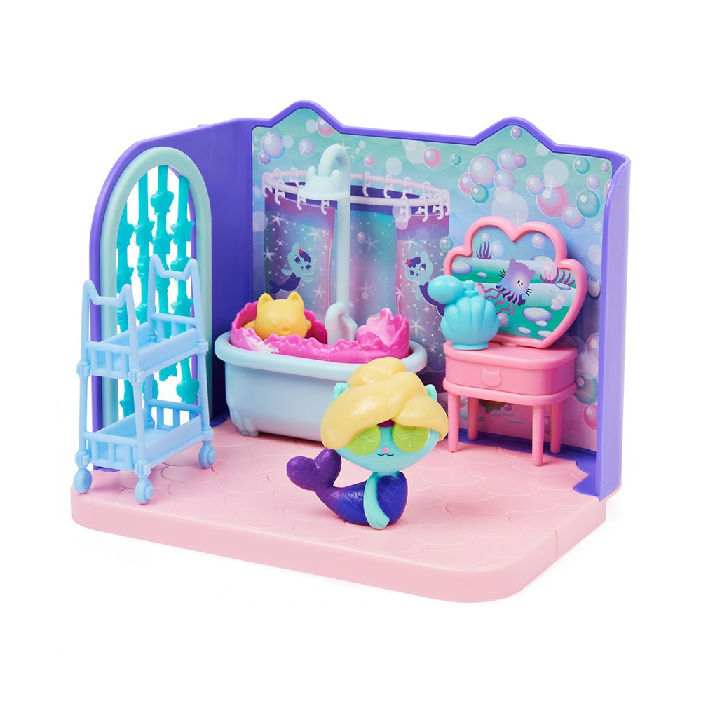 Gabby's Dollhouse Primp and Pamper Bathroom with MerCat - Mastermind Toys___224544