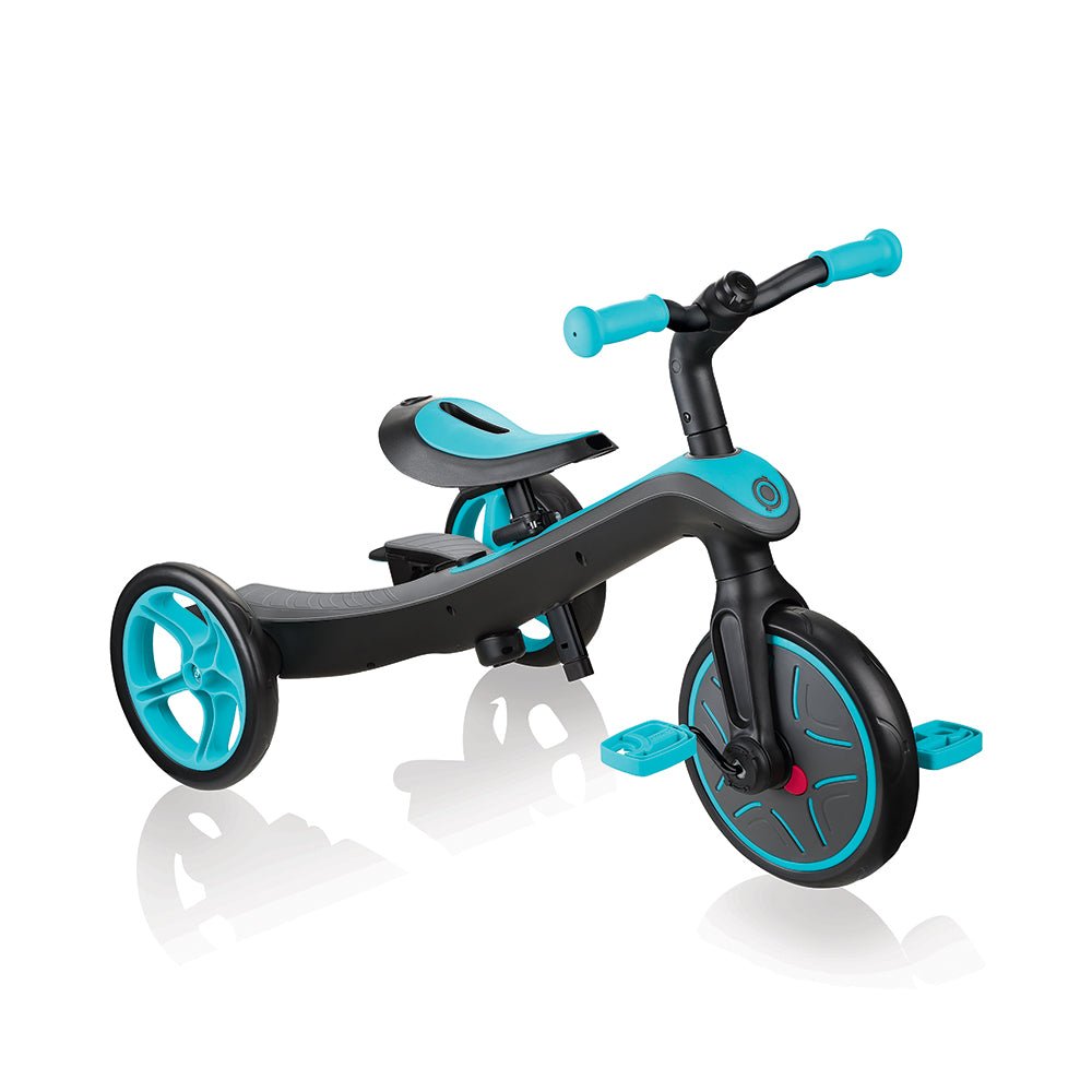 GLOBBER Explorer Trike 4 - in - 1 Teal Tricycle - Mastermind Toys___216409