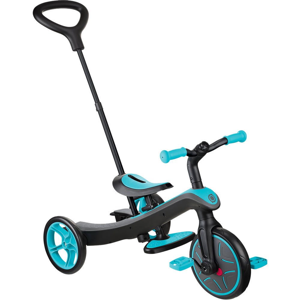 GLOBBER Explorer Trike 4 - in - 1 Teal Tricycle - Mastermind Toys___216409