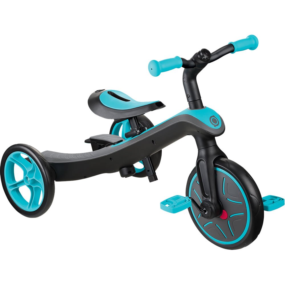 GLOBBER Explorer Trike 4 - in - 1 Teal Tricycle - Mastermind Toys___216409