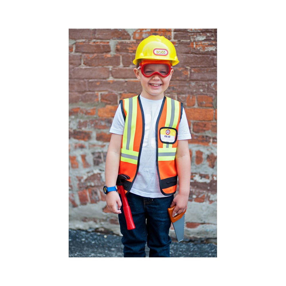 Great Pretenders Construction Worker Set, Size 5 - 6 - Mastermind Toys___142125