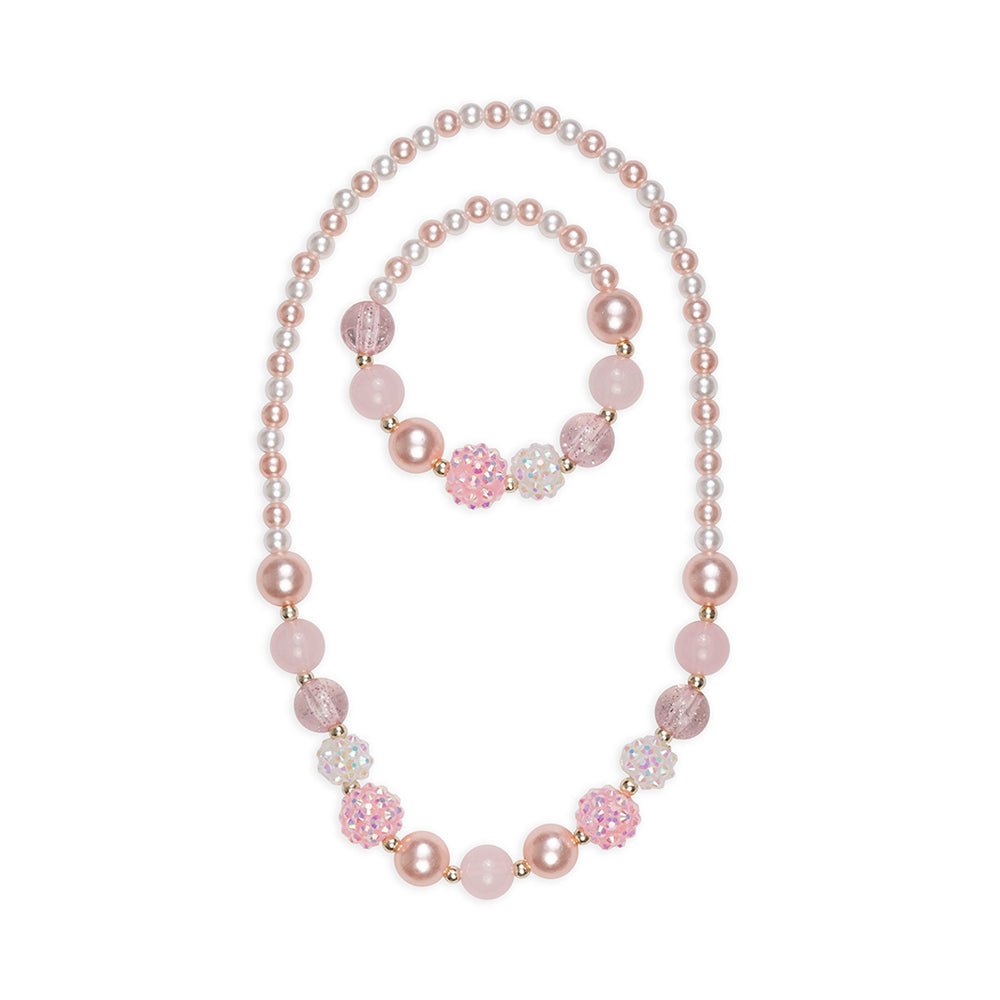 Great Pretenders Pinky Pearl Necklace and Bracelet Set - Mastermind Toys___217432