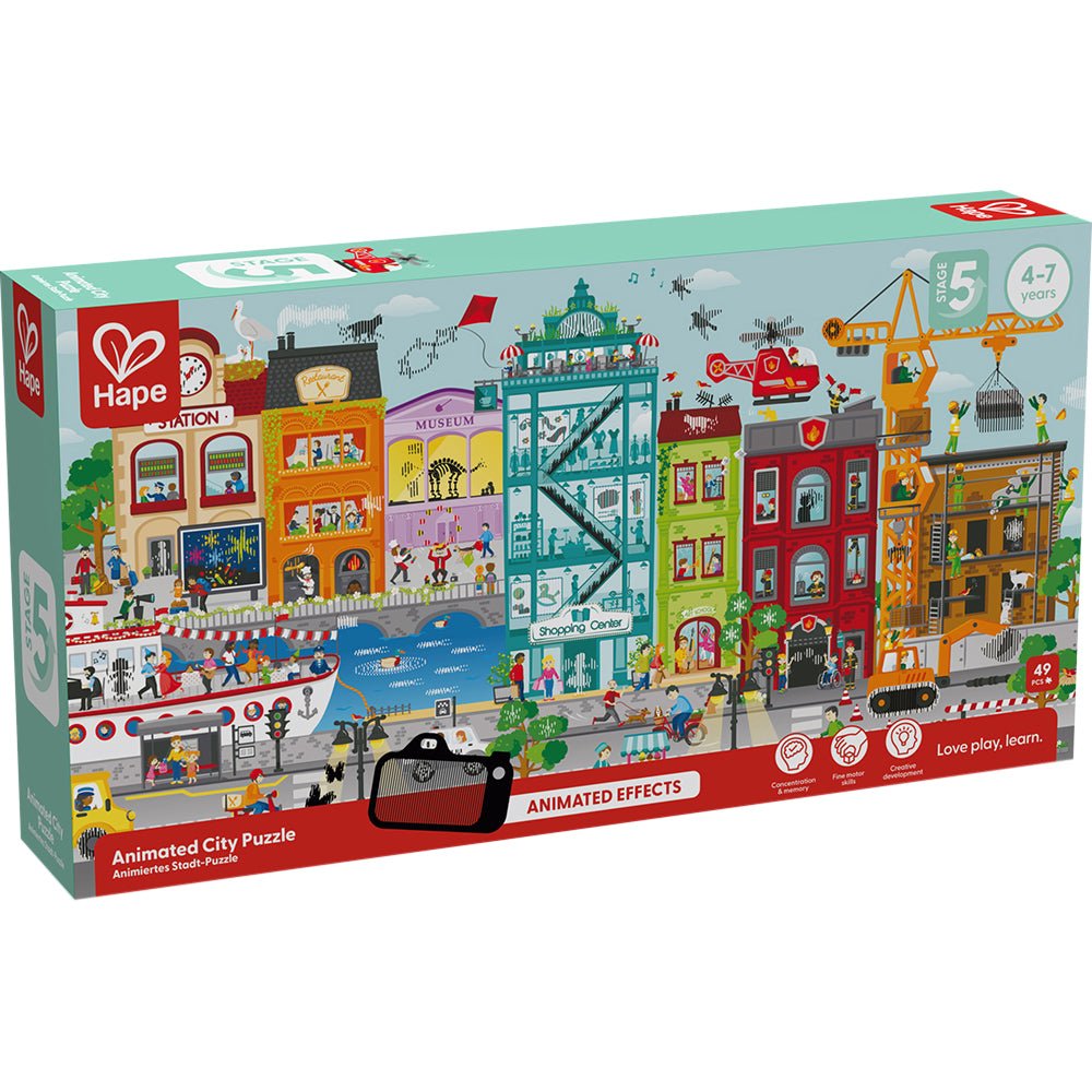 Hape Animated City Puzzle - Mastermind Toys___235587