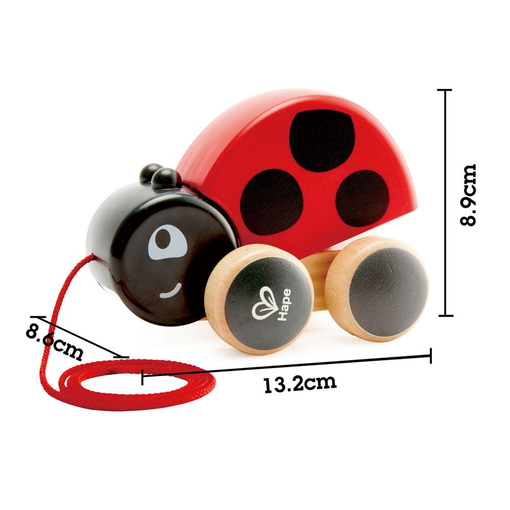 Hape Ladybug Pull - Along - Mastermind Toys___235579