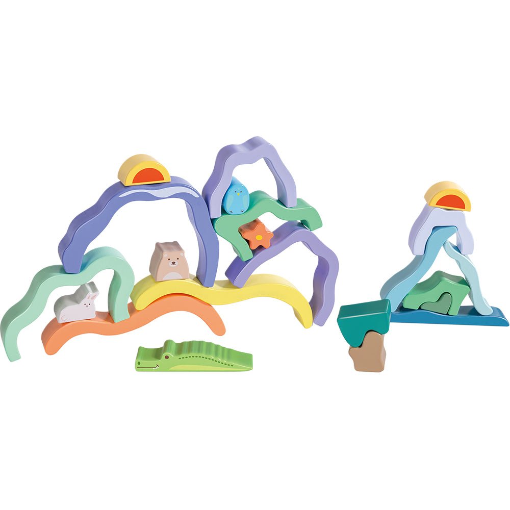 Hape Nature Scene Stacking Blocks - Mastermind Toys___235585