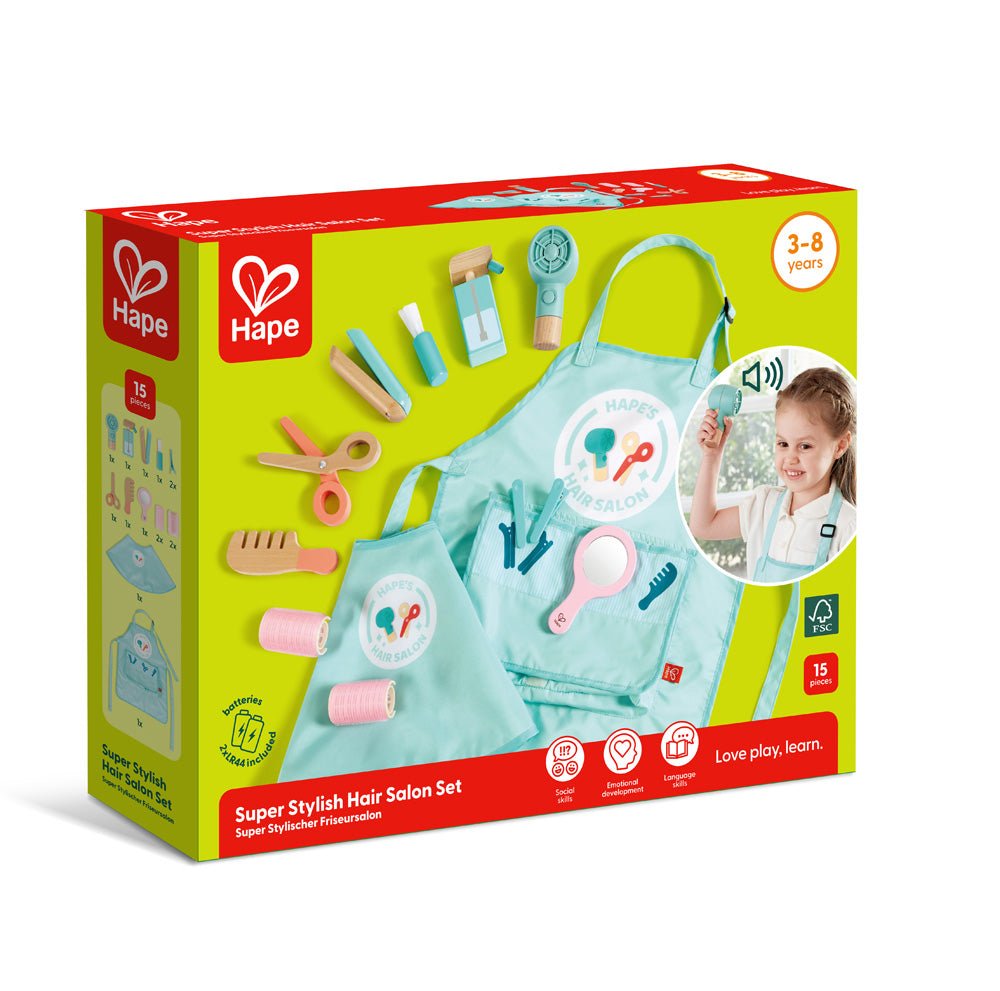 Hape Super Stylish Hair Salon Set - Mastermind Toys___235581